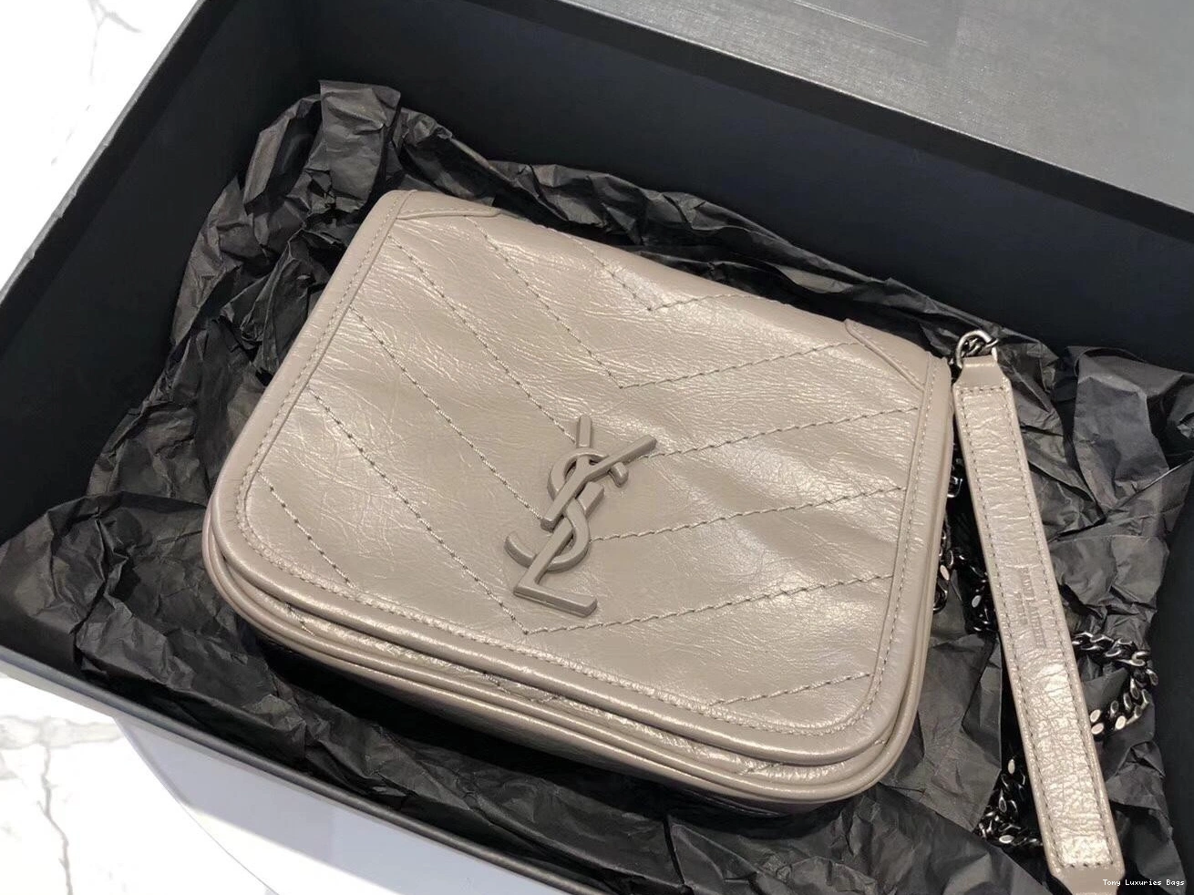 Tony Luxuries NIKI WALLET CHAIN YSL 0817